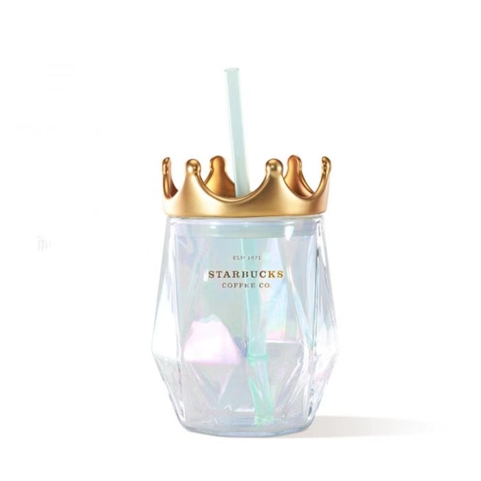 Blue Ocean Series Golden crown 16oz Glass - China