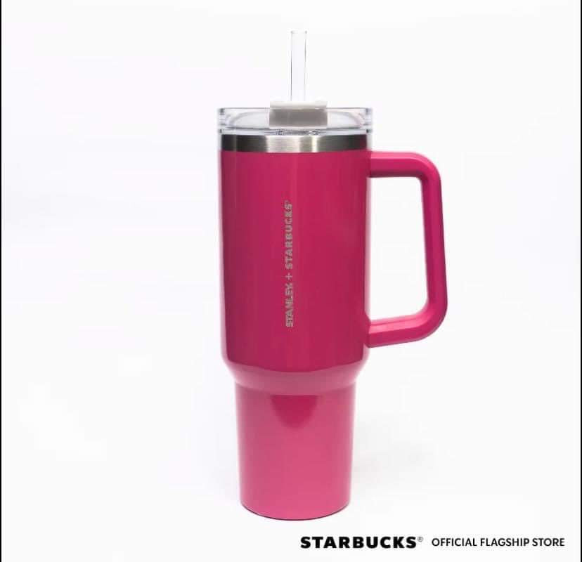 Starbucks+Stanley 40 oz Tumbler Copper Black Cold Cup Thailand Limited Free  Gift