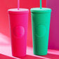 Wanda Cosmo Green Soft Touch & Pink Tinted Studded Venti- Mexico Caribbean
