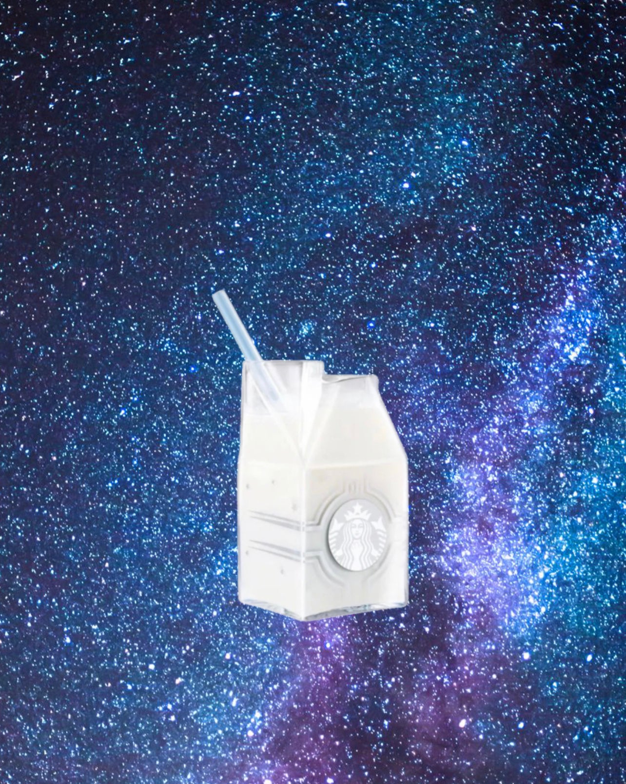 Astronaut Box Milk Glass 16oz - China