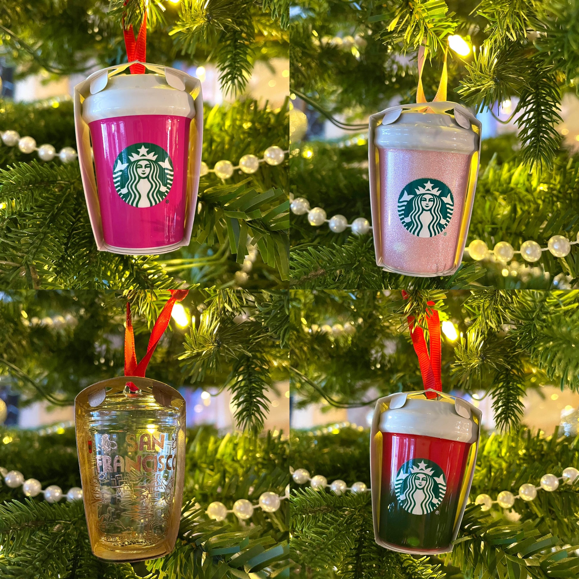 ❄️ 2023 Starbucks Mexico Winter Collection Christmas Ornaments Set ❄️