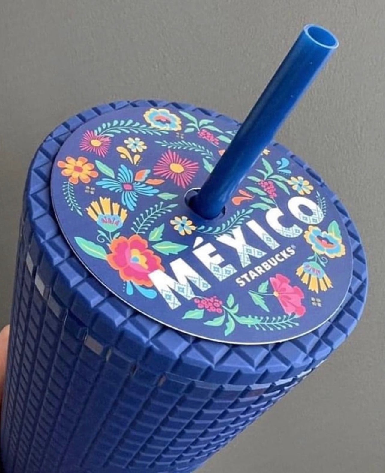 Royal Blue Matte Grid - Mexico